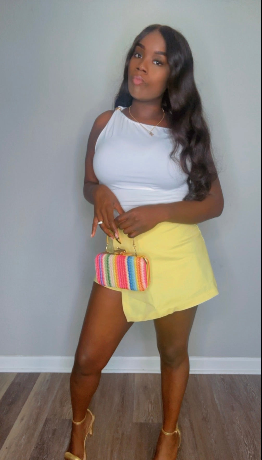 Golden Glow Skort